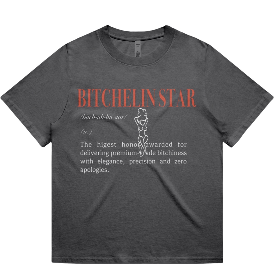 Bitchelin Star Tricou Dama - îmbrăcăminte și modă - haine damă - tricou și top de damă - Artynos.ro