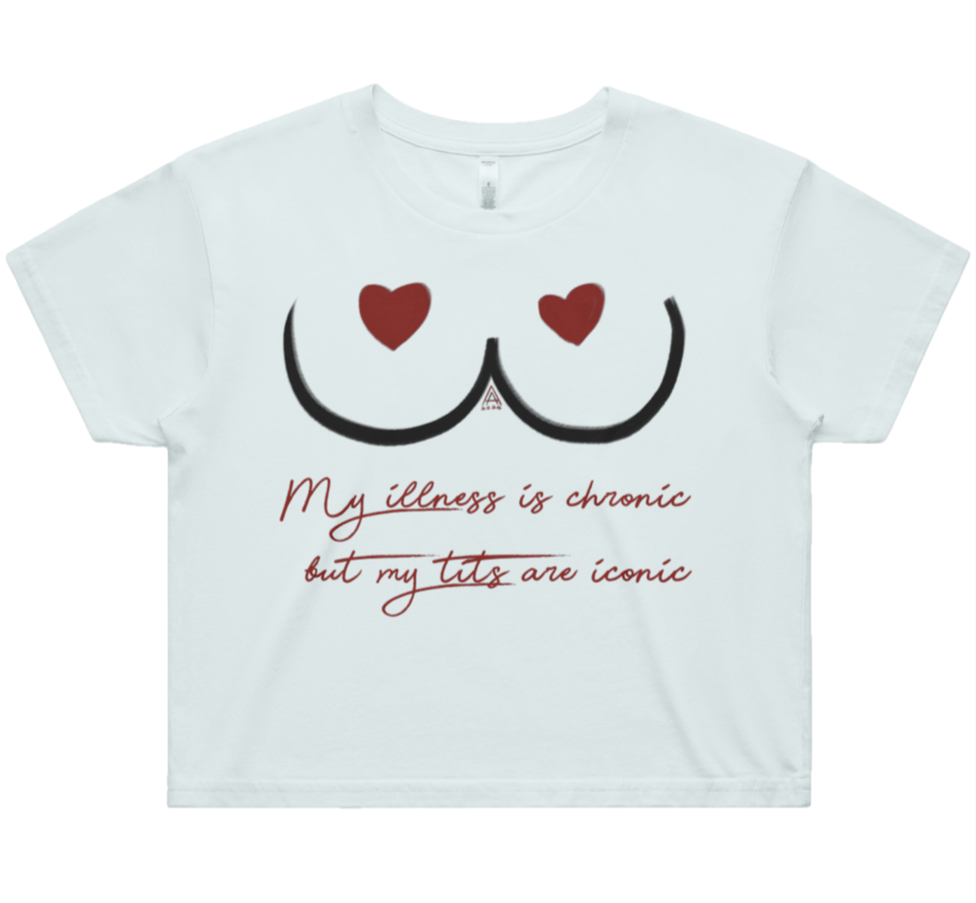 Chronic Iconic - tricou crop dama - îmbrăcăminte și modă - haine damă - tricou și top de damă - Artynos.ro