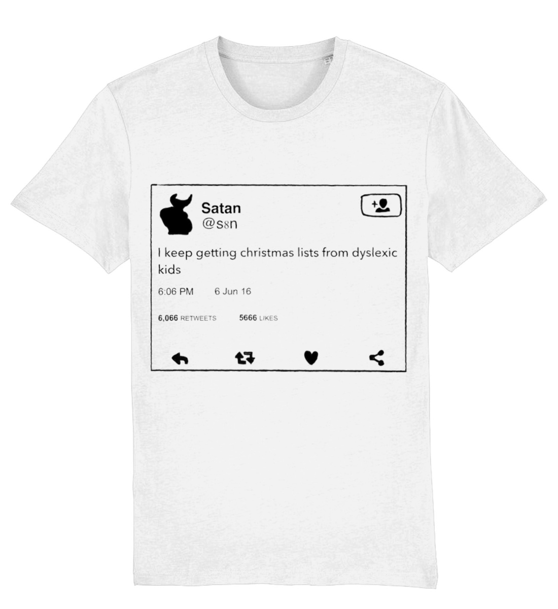 Satan Tweet - Tricou Unisex - îmbrăcăminte și modă - haine bărbați - tricouri bărbați - Artynos.ro