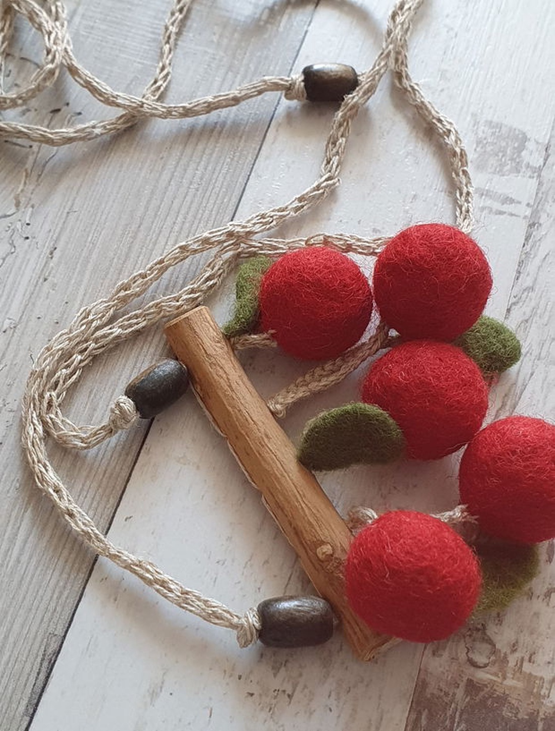 Colier cirese  - bijuterii - coliere - coliere cu pandative - Artynos.ro