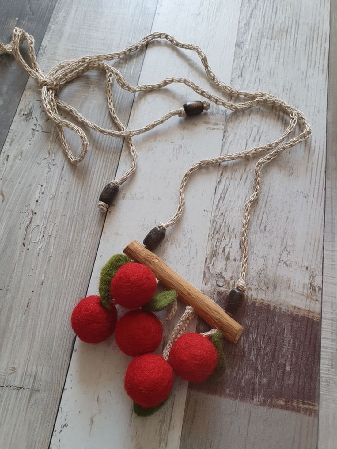 Colier cirese  - bijuterii - coliere - coliere cu pandative - Artynos.ro