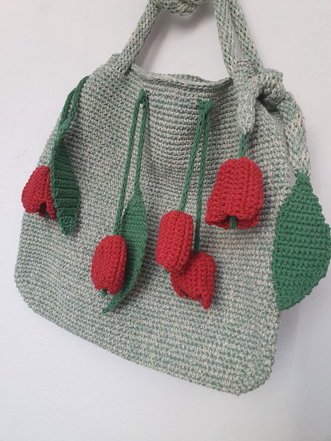 Geanta lalele  - genți și portofele - genți de mână și umăr - geantă casual - Artynos.ro