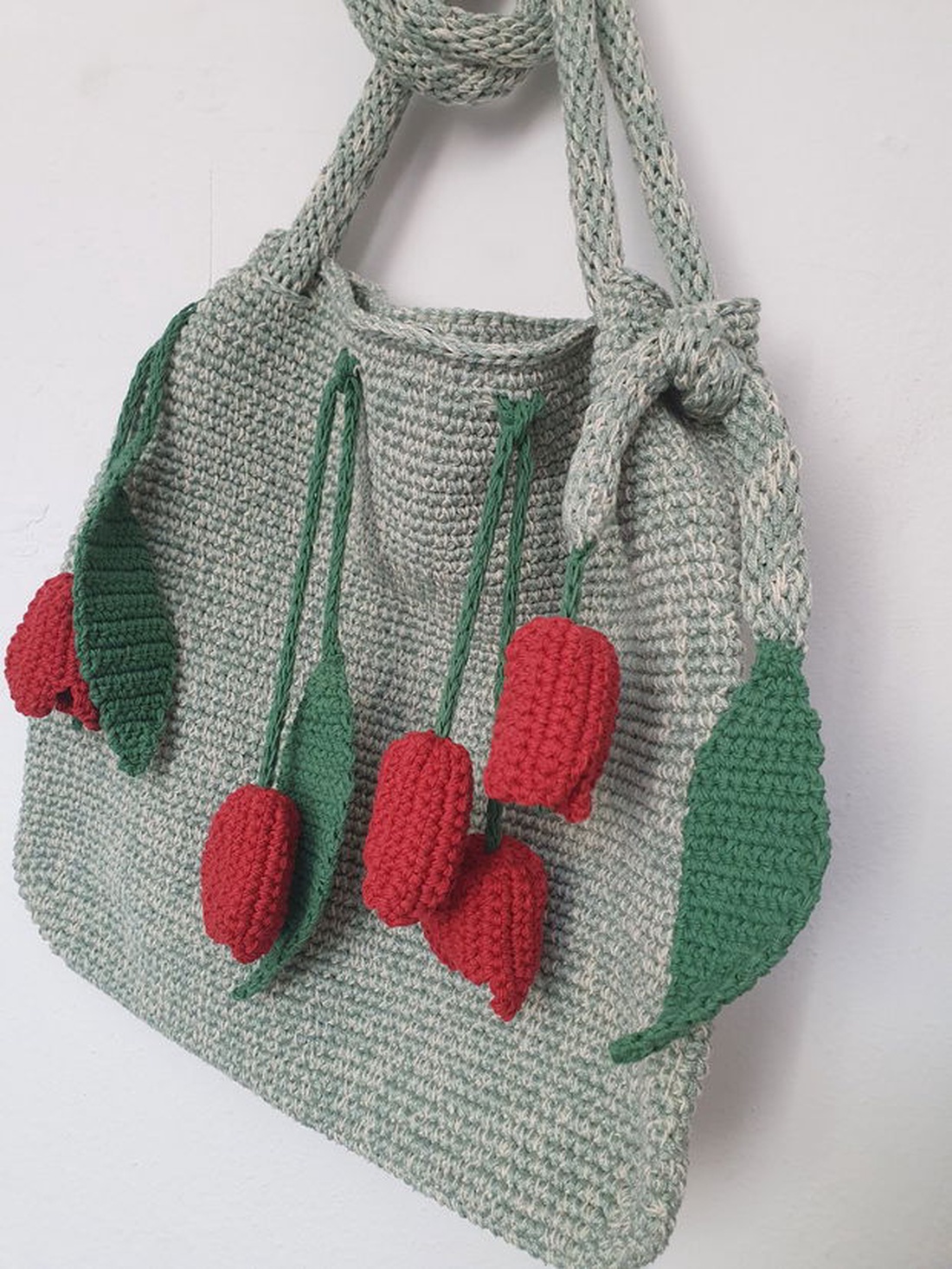 Geanta lalele  - genți și portofele - genți de mână și umăr - geantă casual - Artynos.ro