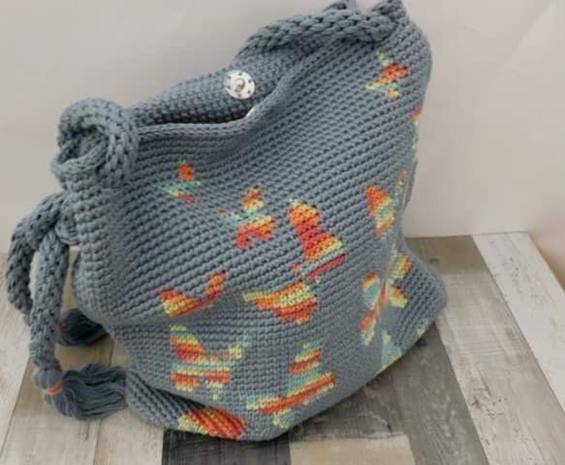 Geanta fluturi  - genți și portofele - genți de mână și umăr - geantă casual - Artynos.ro