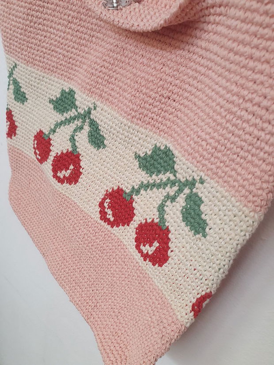 Geanta cu cirese  - genți și portofele - genți de mână și umăr - geantă casual - Artynos.ro