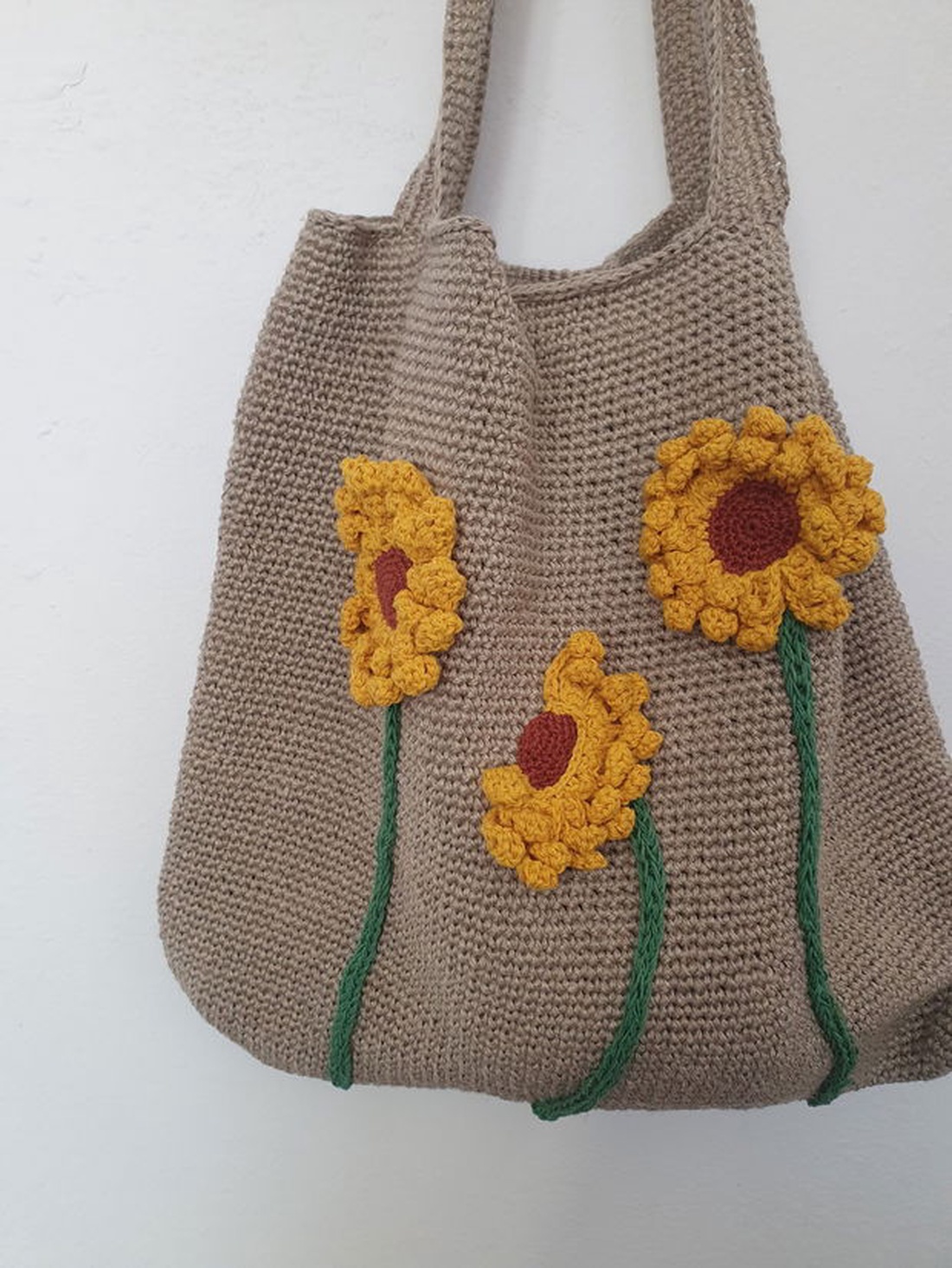 Geanta Floarea soarelui  - genți și portofele - genți de mână și umăr - geantă casual - Artynos.ro