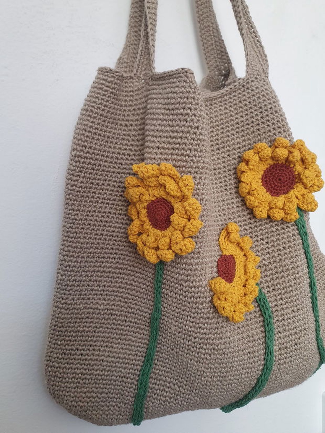 Geanta Floarea soarelui  - genți și portofele - genți de mână și umăr - geantă casual - Artynos.ro