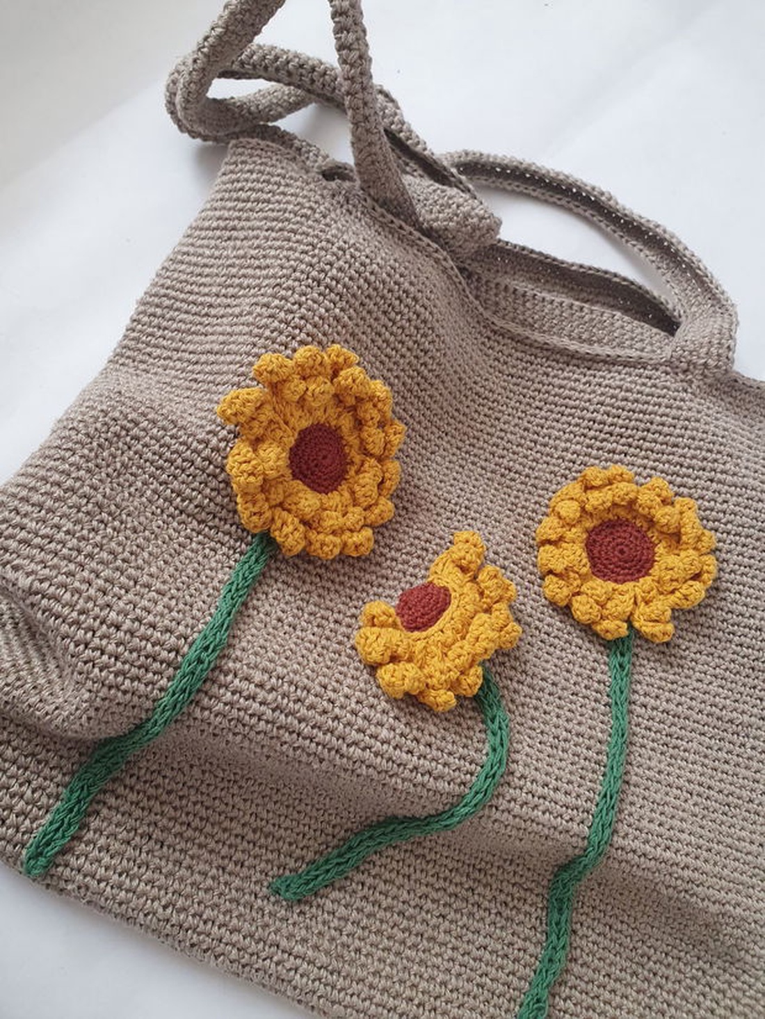 Geanta Floarea soarelui  - genți și portofele - genți de mână și umăr - geantă casual - Artynos.ro