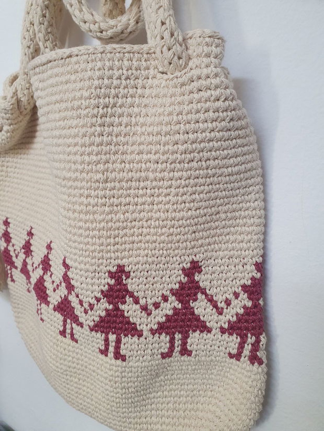 Geanta motiv tradițional hora - genți și portofele - genți de mână și umăr - geantă casual - Artynos.ro