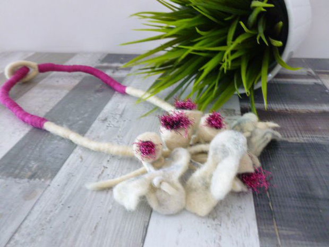 Colier trifoi  - bijuterii - coliere - pandative - Artynos.ro