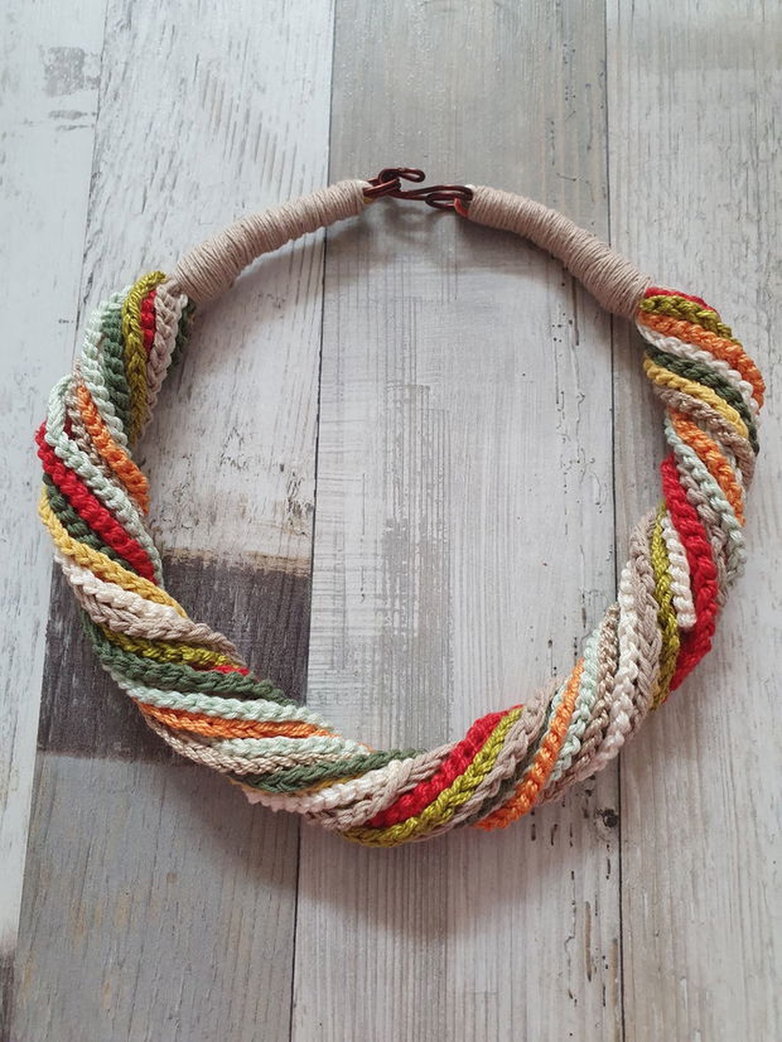 Colier multicolor  - bijuterii - coliere - coliere cu multiple șiruri - Artynos.ro