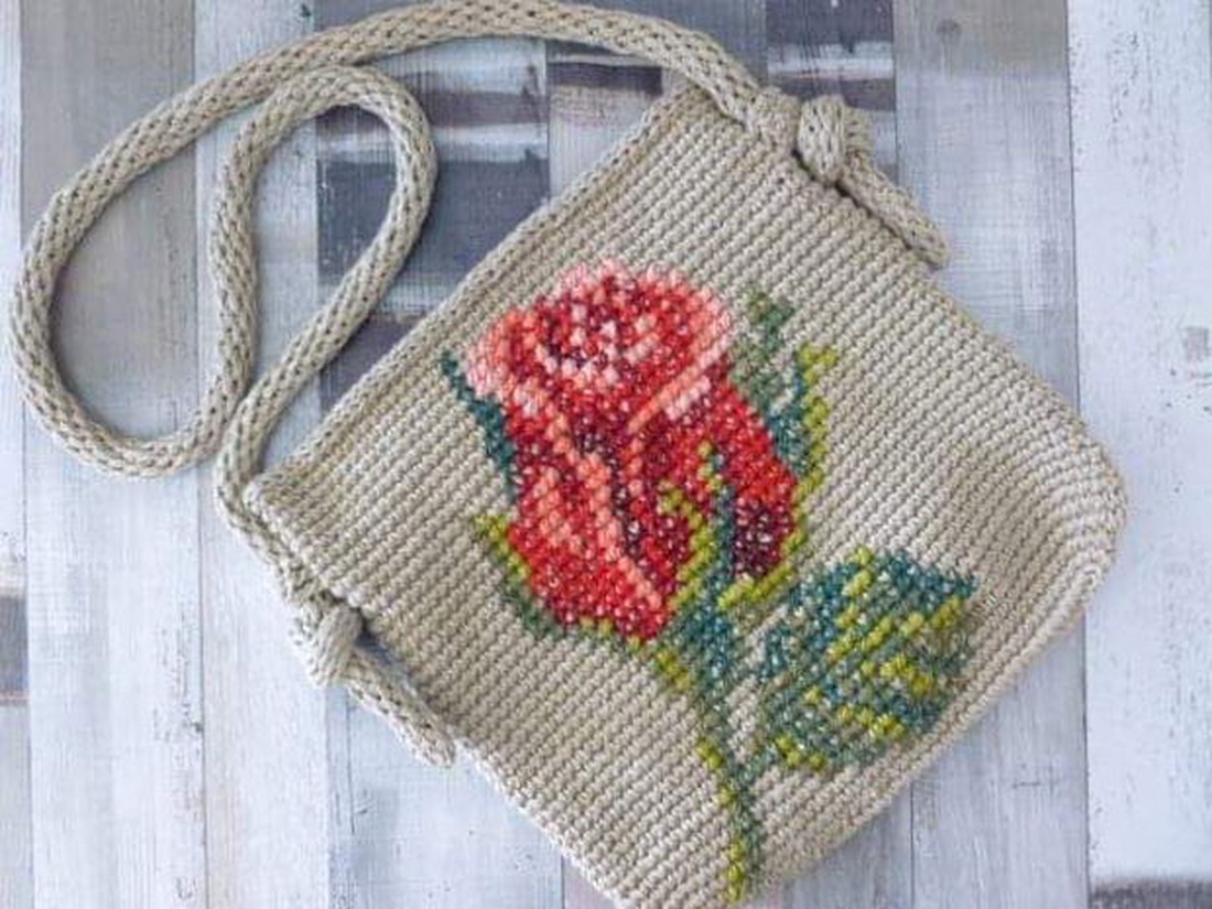 Geanta rose - genți și portofele - genți de mână și umăr - geantă casual - Artynos.ro