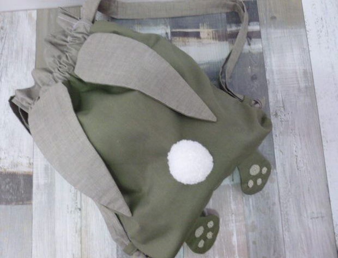 Rucsac iepuraș  - genți și portofele - rucsacuri - ghiozdane școală - Artynos.ro