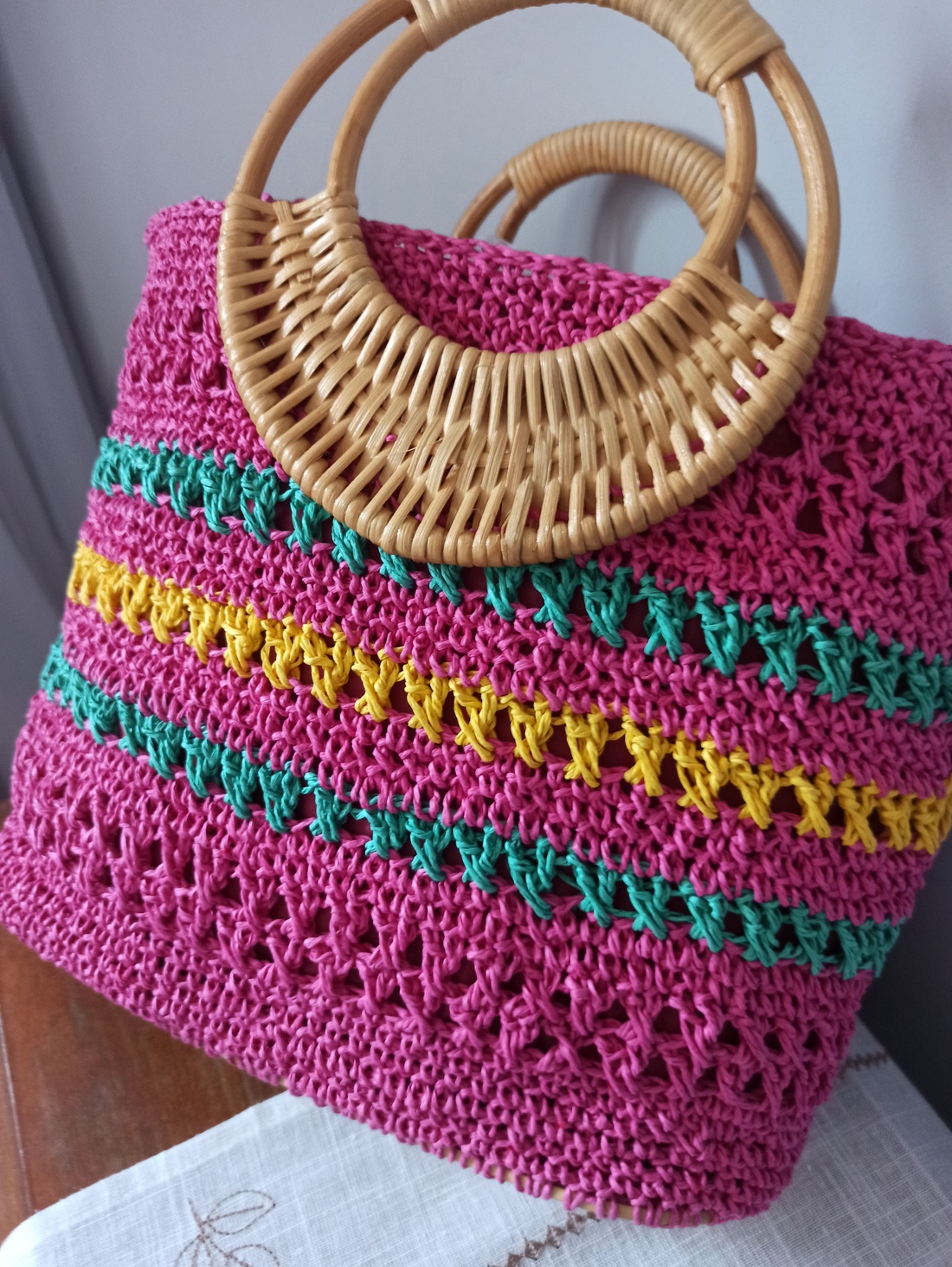 Geanta rafie de vara - geantă și husă - geantă pentru cumpărături - geantă shopper, geantă tote, geantă textilă - Artynos.ro Geanta rafie de vara - geantă și husă - geantă pentru cumpărături - geantă shopper, geantă tote, geantă textilă - Artynos.ro