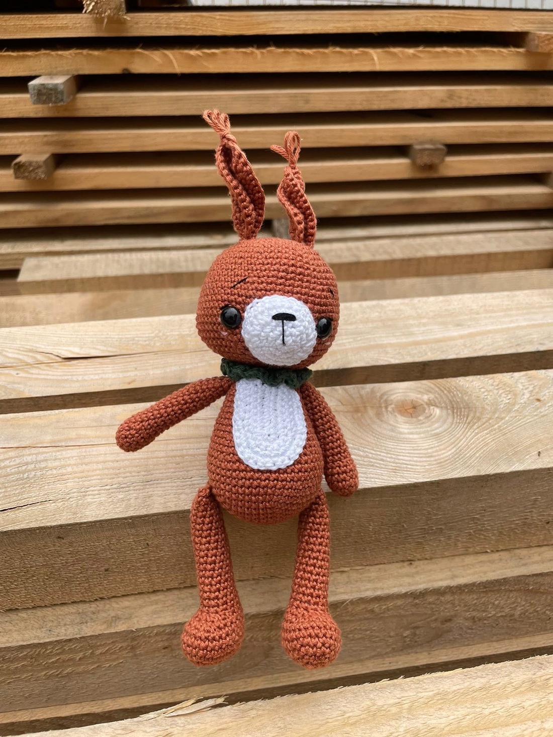 Veverița croșetată  - jucării și echipamente pentru copii - accesorii sport - accesorii pentru alte jocuri și sporturi - Artynos.ro