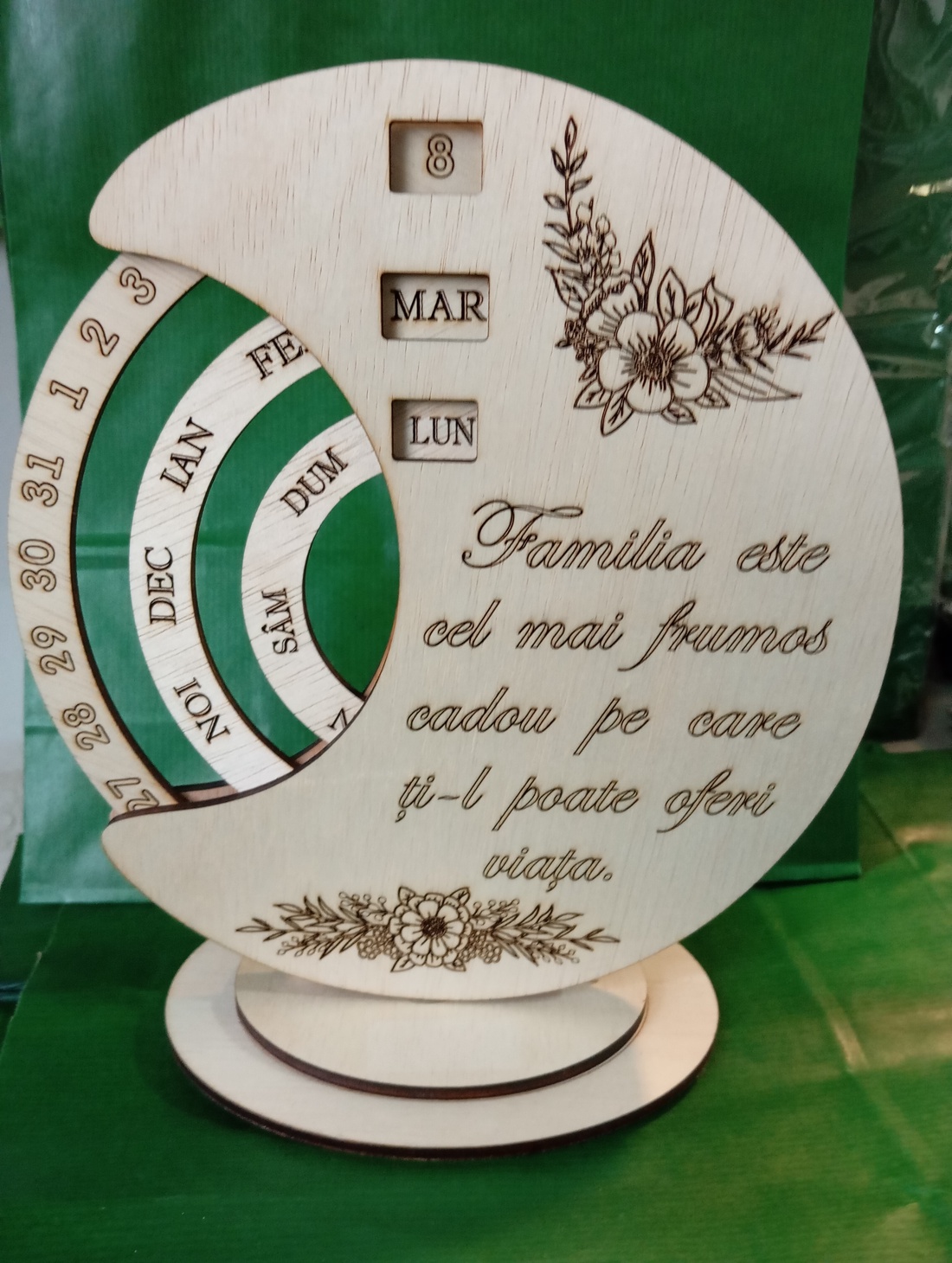 Calendar handmade  - accessorii și unelte - lemn - alte produse din lemn - Artynos.ro