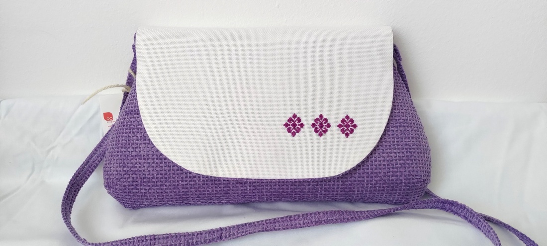 Poseta plic traditionala Violet - accesorii nuntă - accesorii de nuntă - gentuță mireasă și genți - Artynos.ro
