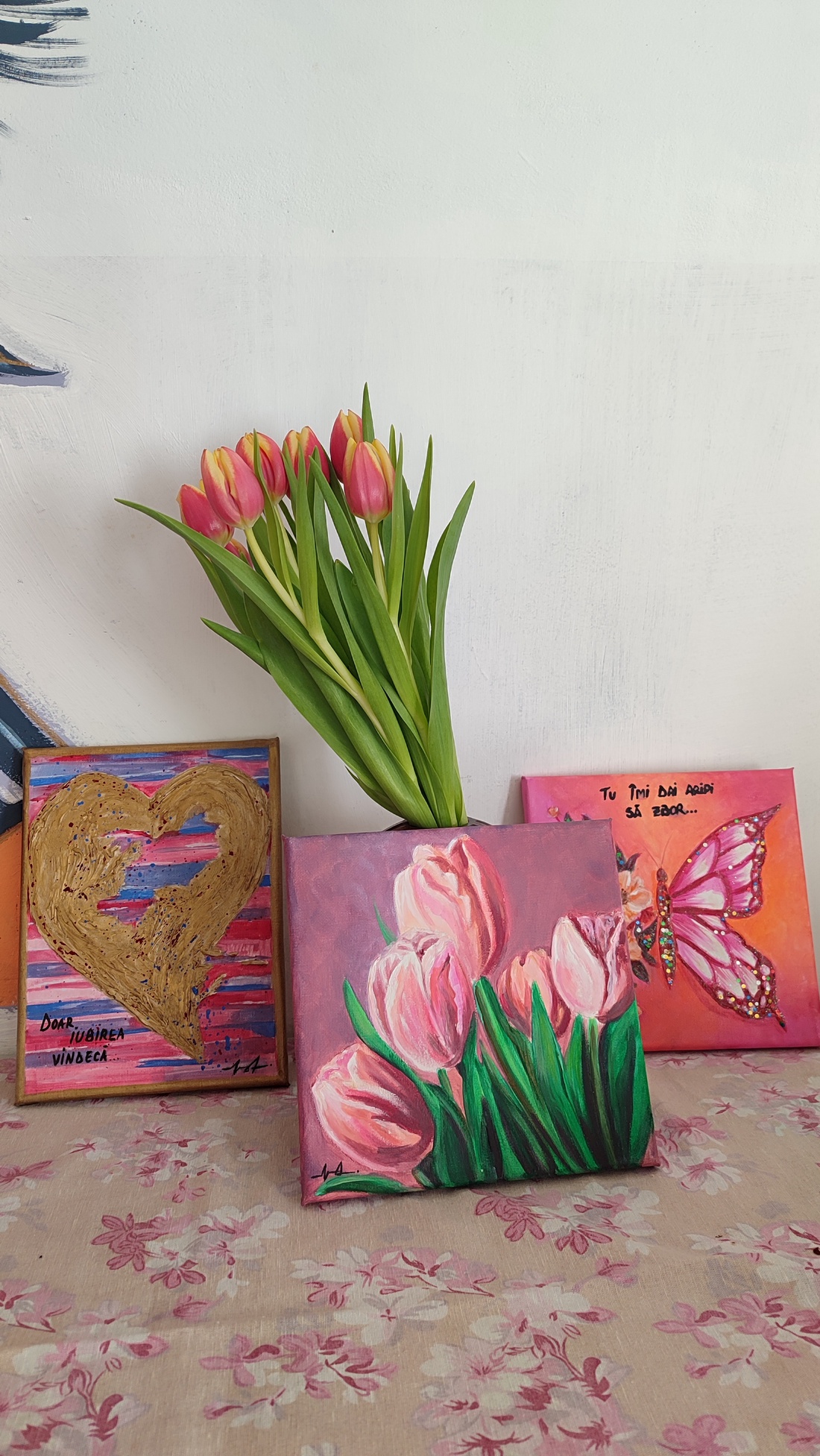 Lalele - casă & stil de viață - decorațiuni de casă - picturi murale - tablouri/picturi pe pânză - Artynos.ro