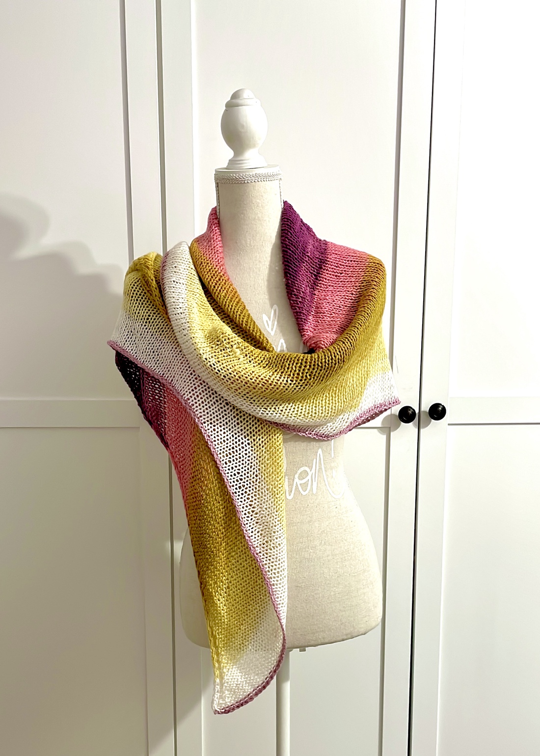 al tricotat manual multicolor - îmbrăcăminte și modă - eșarfe, pălării, fularuri - șaluri - Artynos.ro