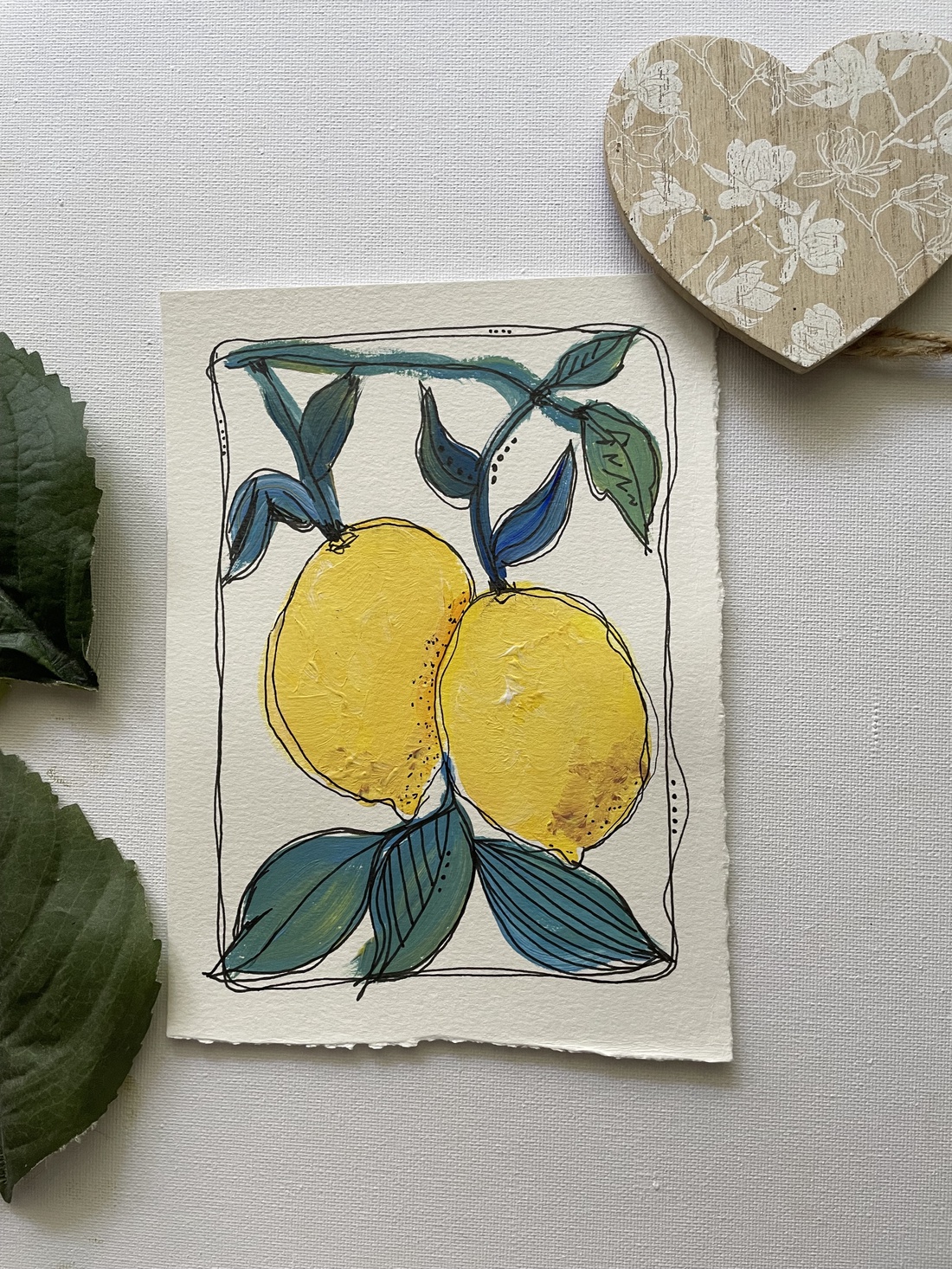 Ilustrație Lămâi no. 4 - arte vizuale și accesorii  - grafică, ilustrație - alte desene - Artynos.ro