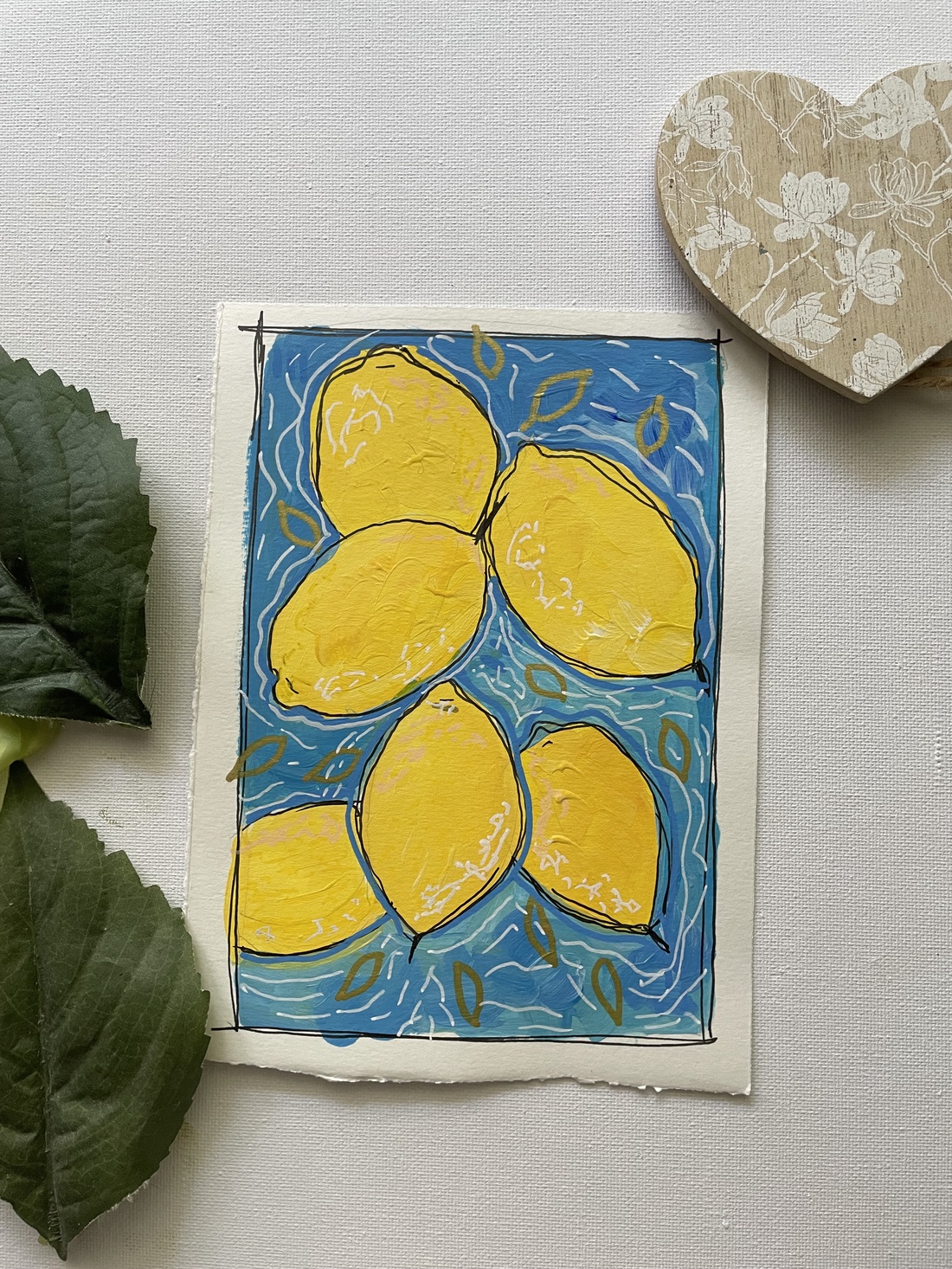 Ilustrație Lămâi no. 6 - arte vizuale și accesorii  - grafică, ilustrație - alte desene - Artynos.ro