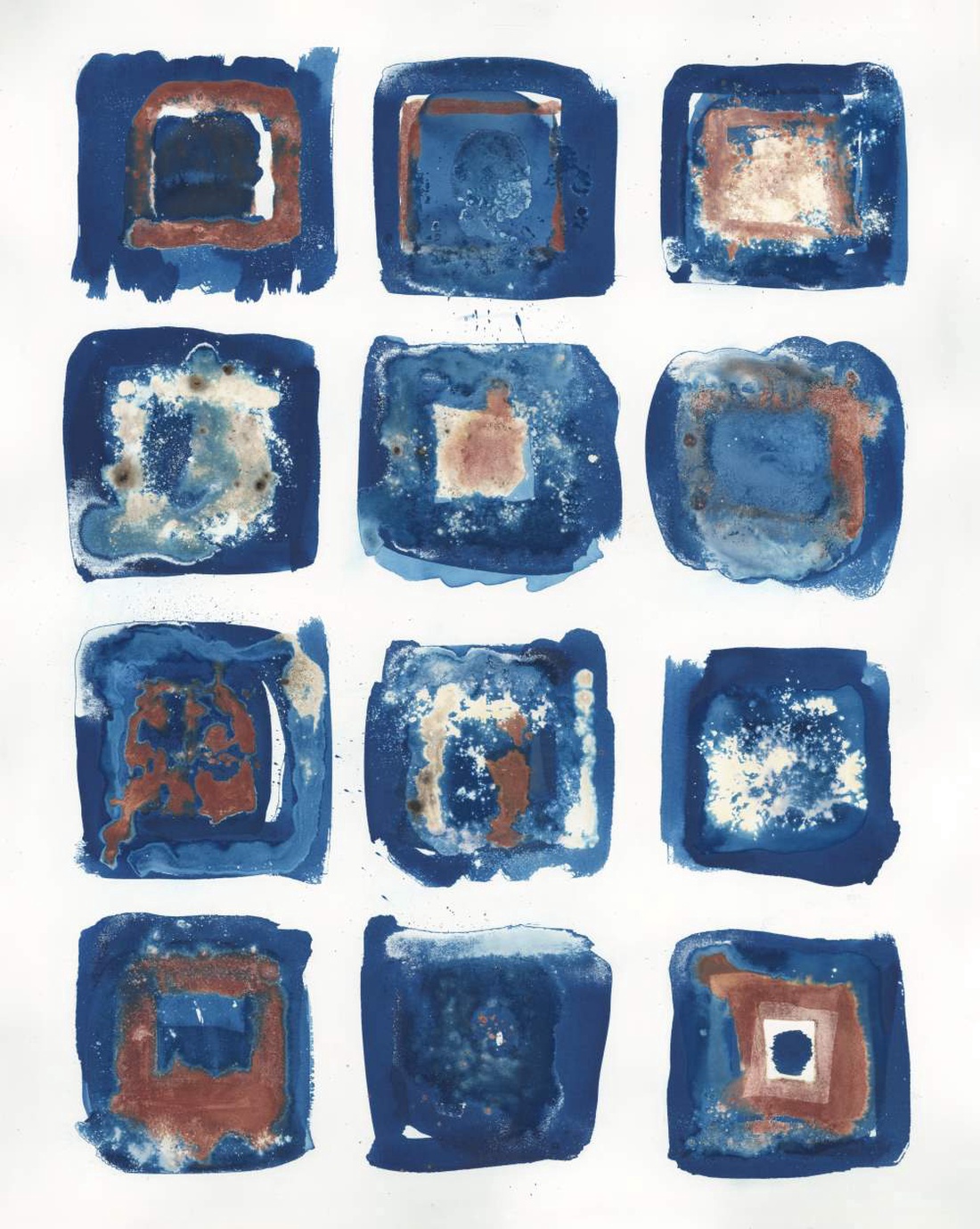  Set tablouri geometrice albastre picturi moderne albastre tablouri abstracte albastre print cadou tablouri originale  - arte vizuale și accesorii  - picturi - picturi în tehnică mixtă - Artynos.ro