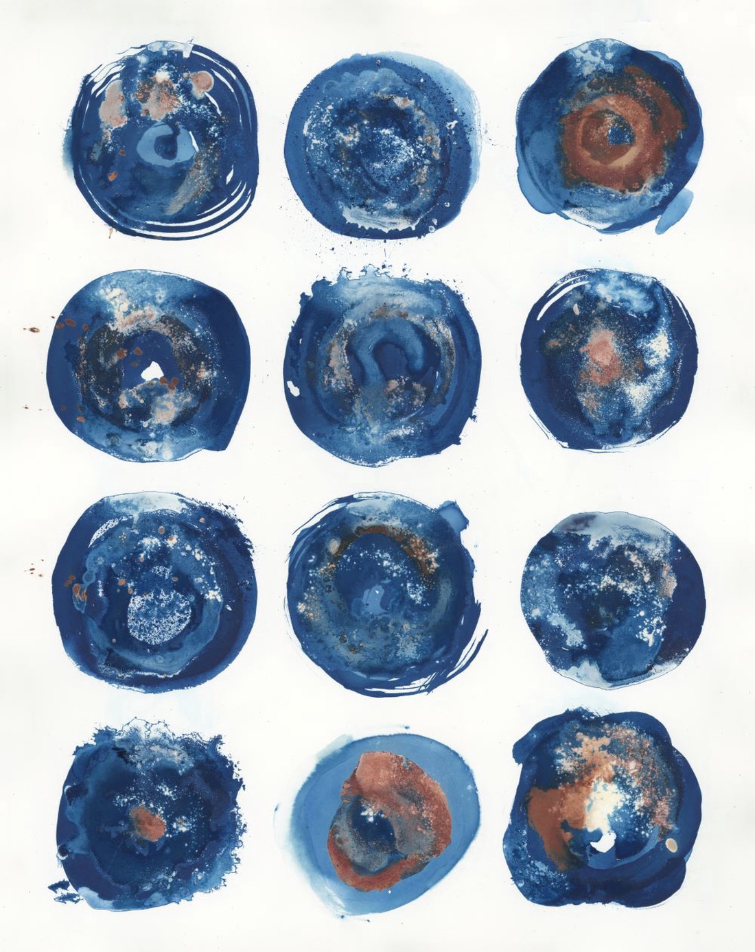  Set tablouri geometrice albastre picturi moderne albastre tablouri abstracte albastre print cadou tablouri originale  - arte vizuale și accesorii  - picturi - picturi în tehnică mixtă - Artynos.ro