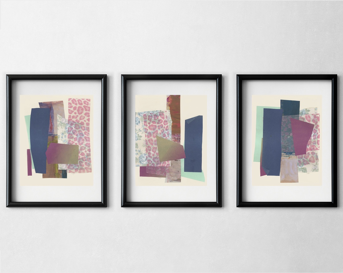 Set 3 printuri colaj pe hartie poster mixed media print abstract roz negru decoratiune interioara design interior cadou - casă & stil de viață - accesorii pentru decorat casa - picturi murale - postere - Artynos.ro Set 3 printuri colaj pe hartie poster mixed media print abstract roz negru decoratiune interioara design interior cadou - casă & stil de viață - accesorii pentru decorat casa - picturi murale - postere - Artynos.ro