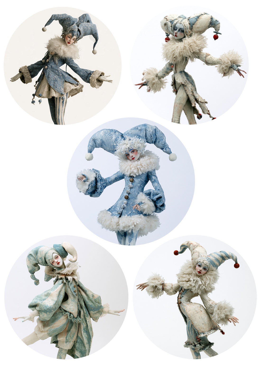 Hartie de orez A4  Cinci figuri  (A) -  hartie de orez, rice paper A4 - accessorii și unelte - hârtie - hârtie decoupage - Artynos.ro
