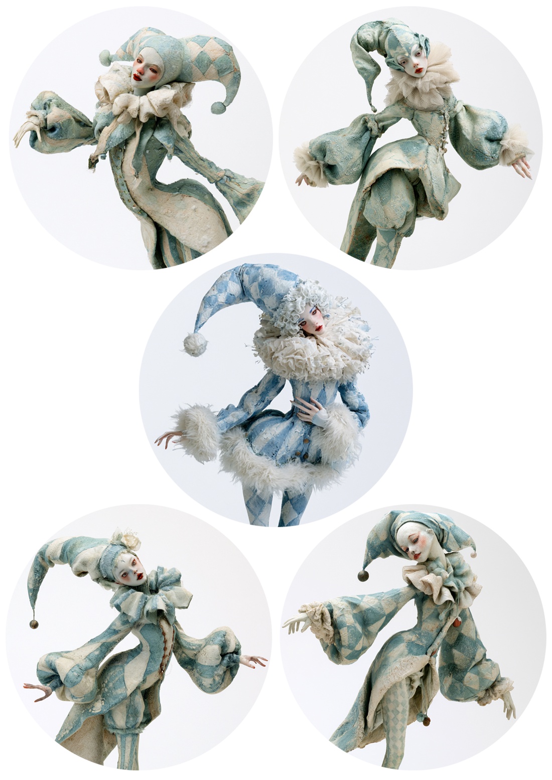 Hartie de orez A4  Cinci figuri  (D) -  hartie de orez, rice paper A4 - accessorii și unelte - hârtie - hârtie decoupage - Artynos.ro