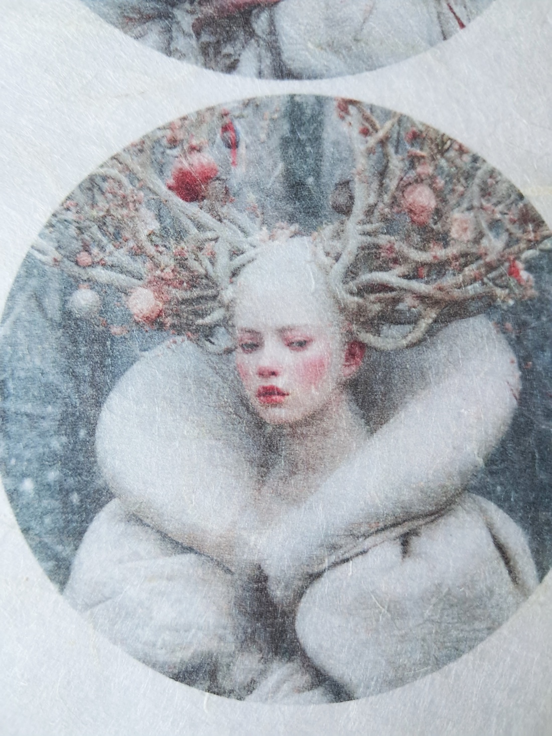 Hartie de orez A4  White Woods  (C) -  hartie de orez, rice paper decoupage A4 - accesorii și unelte - hârtie - hârtie decoupage - Artynos.ro