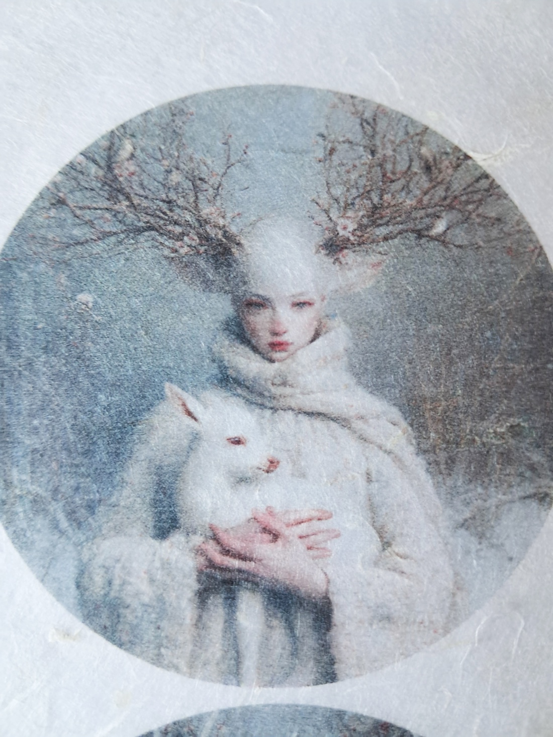 Hartie de orez A4  White Woods  (A) -  hartie de orez, rice paper decoupage A4 - accessorii și unelte - hârtie - hârtie decoupage - Artynos.ro