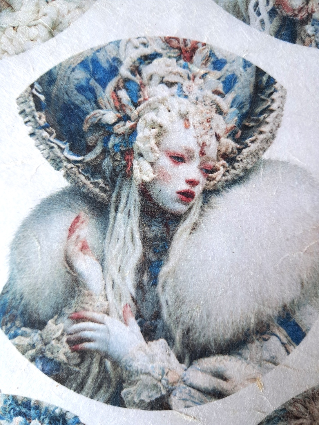 Hartie de orez A4 -  Portrete fantezie pe hartie de orez, Hartie de orez decoupage A4 - accessorii și unelte - hârtie - hârtie decoupage - Artynos.ro