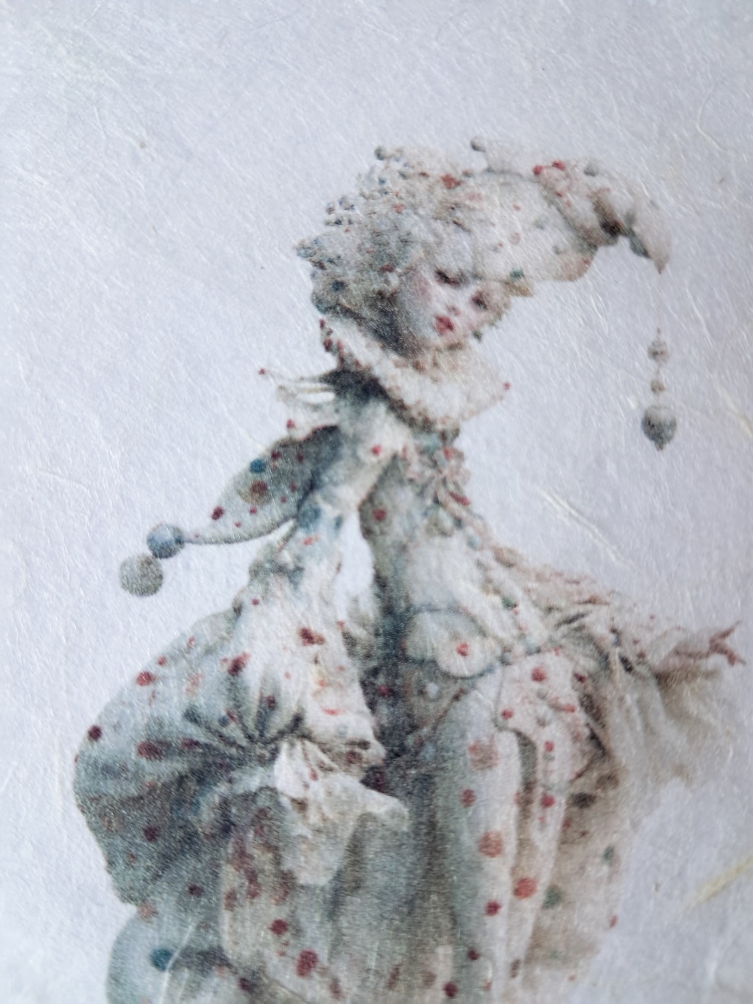 Hartie de orez A4, Harlequin Court personaje fantezie pe hartie de orez, Hartie de orez decoupage A4 - accessorii și unelte - hârtie - hârtie decoupage - Artynos.ro