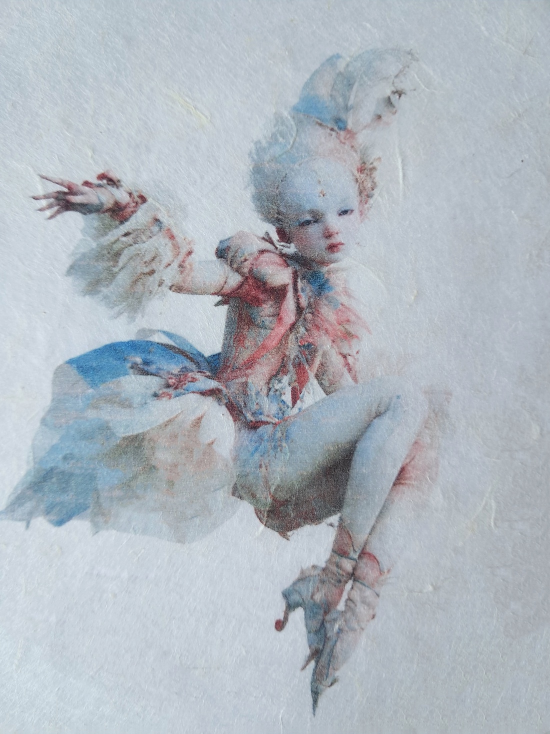 Hartie de orez A4, Silent Choreography personaje fantezie pe hartie de orez, Hartie de orez decoupage A4 - accessorii și unelte - hârtie - hârtie decoupage - Artynos.ro