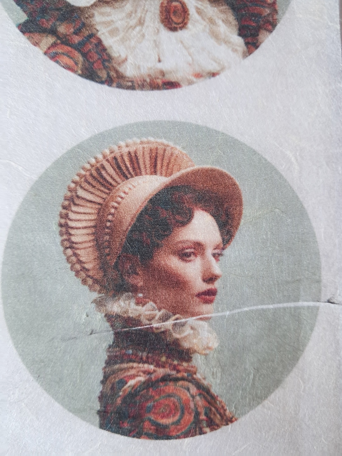 Hartie de orez A4, Belle Epoque Portraits (A) - Fantasy rice paper, Hartie de orez decoupage A4 - accessorii și unelte - hârtie - hârtie decoupage - Artynos.ro