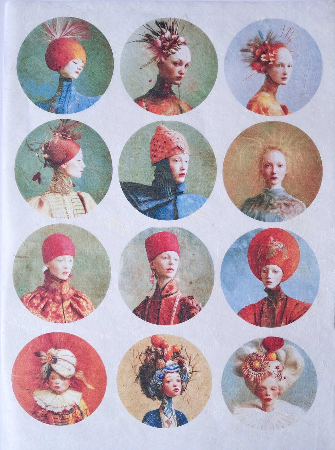 Hârtie de orez A4, The Sovereigns of Imagination (A) � Rice paper decoupage, Hârtie de orez A4 pentru decoupage - accesorii și unelte - hârtie - hârtie decoupage - Artynos.ro