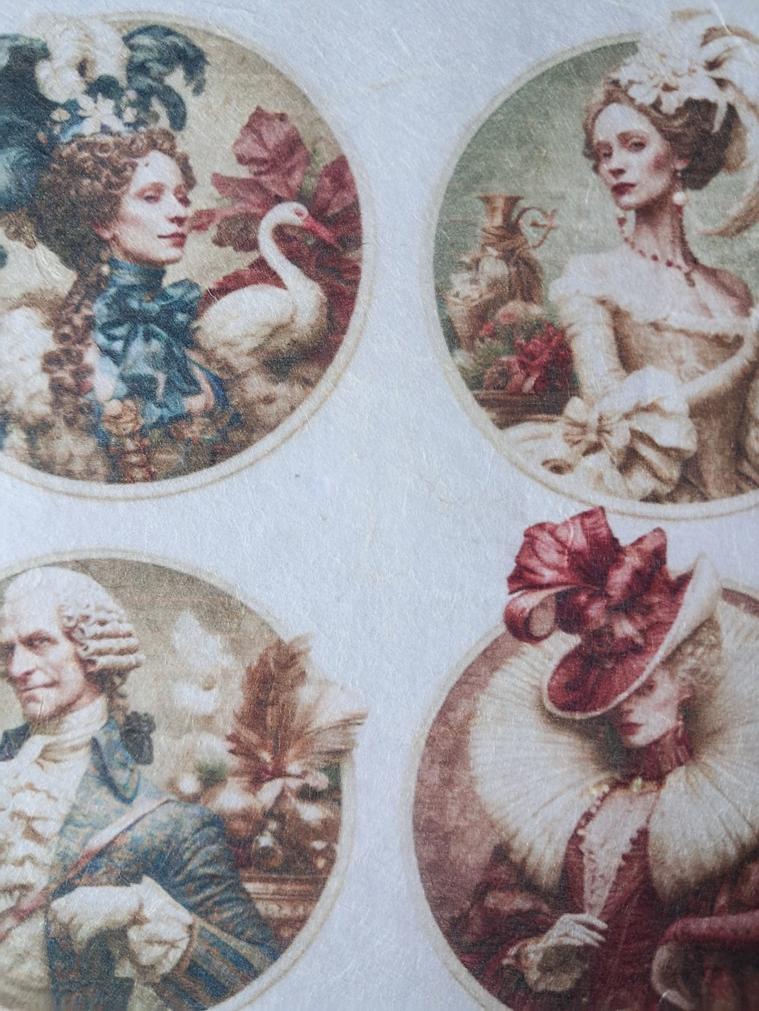 Hârtie de orez A4 Salonul Curiozitatilor (A) � Rice paper decoupage, Hârtie de orez A4 pentru decoupage - accesorii și unelte - hârtie - hârtie decoupage - Artynos.ro