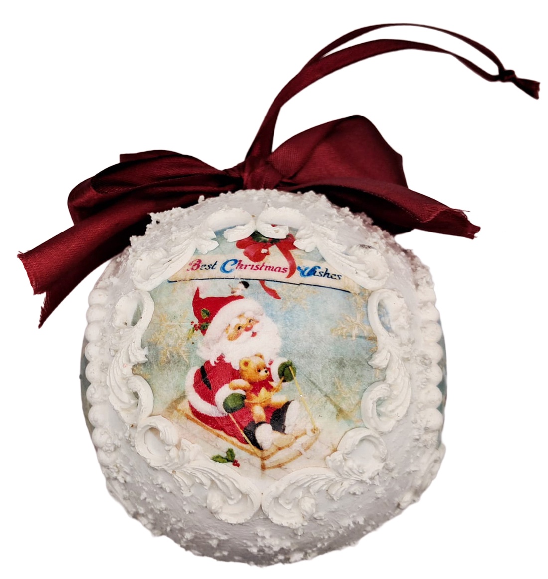 Glob Povestea lui Mos Craciun - crăciun - decorațiuni de crăciun de casă - pom de crăciun  - Artynos.ro