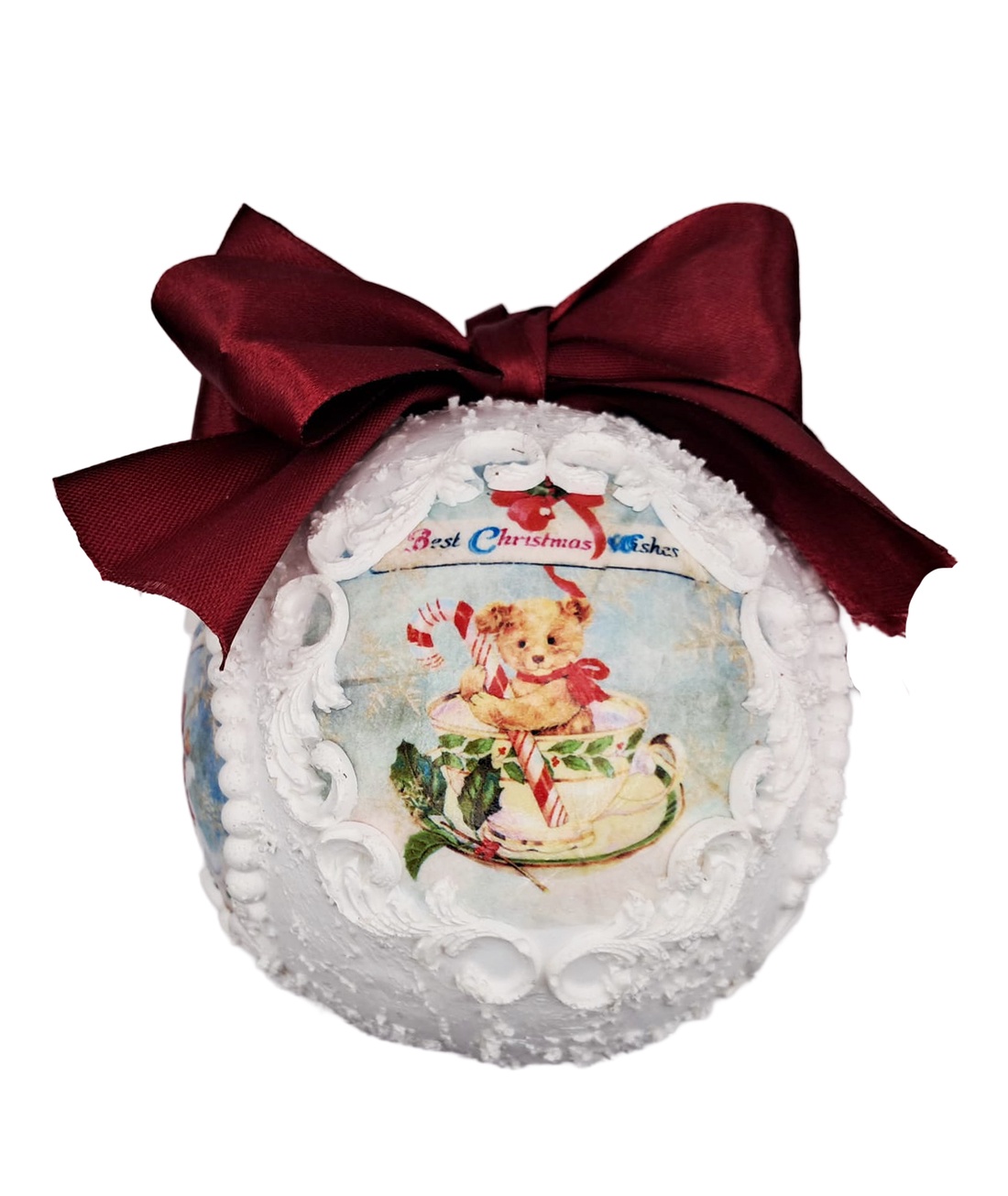 Glob Povestea lui Mos Craciun - crăciun - decorațiuni de crăciun de casă - pom de crăciun  - Artynos.ro
