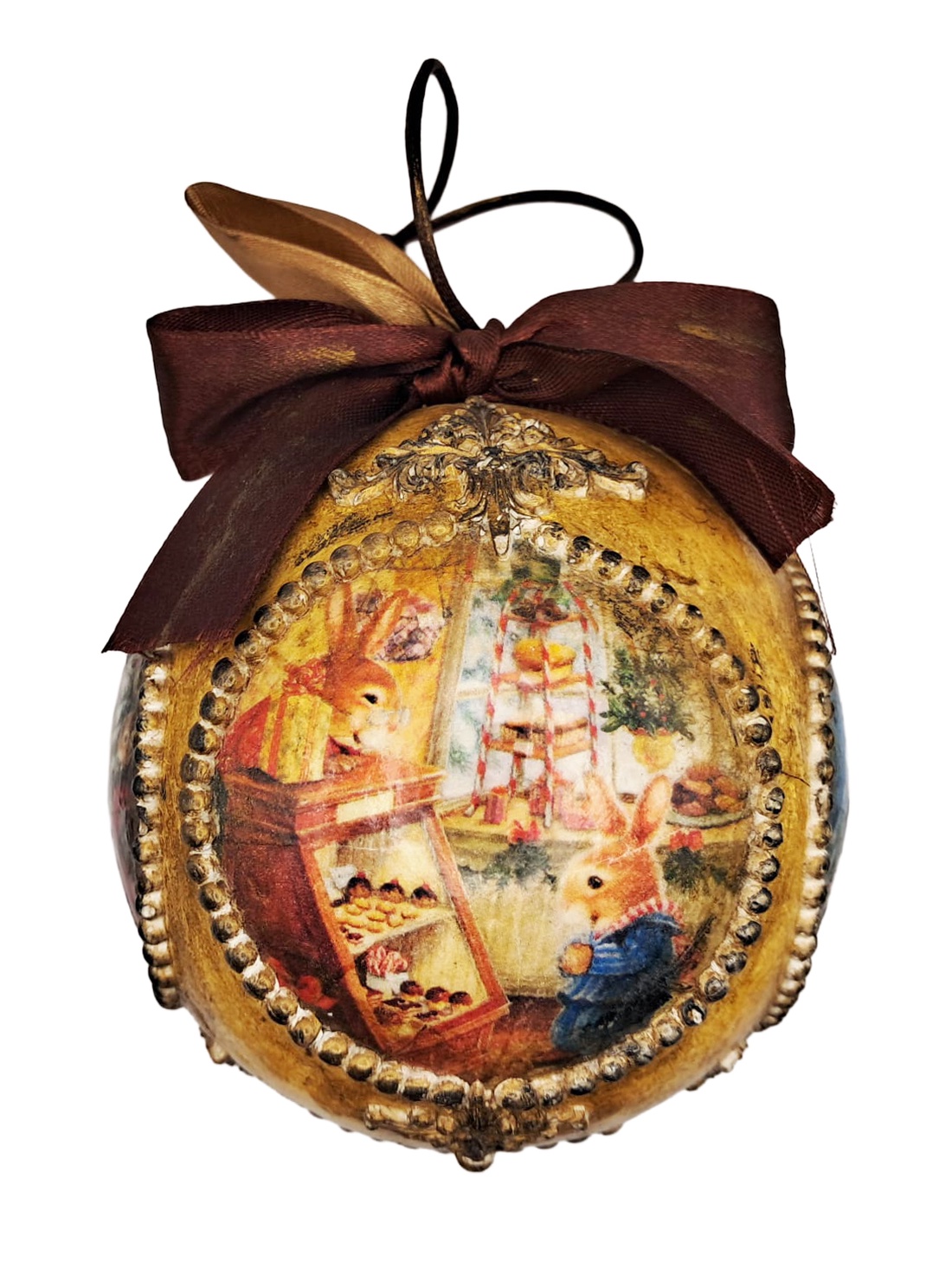 Glob - Craciunul in sat - crăciun - decorațiuni de crăciun de casă - pom de crăciun  - Artynos.ro