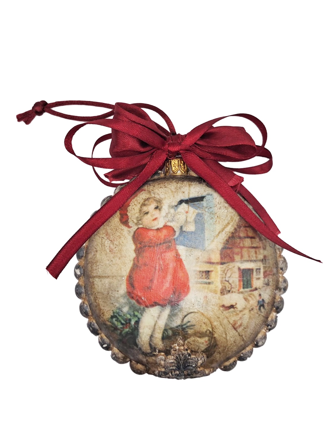 Glob - Asteptandu-l pe Mos Craciun - crăciun - decorațiuni de crăciun de casă - pom de crăciun  - Artynos.ro