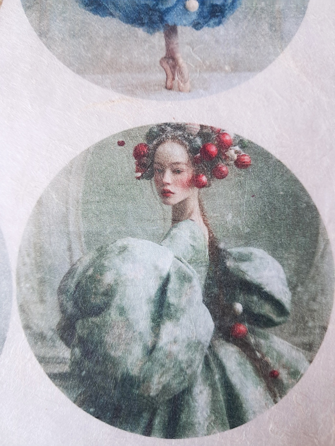Hârtie de orez A4, Balerina (A) � Rice paper decoupage, Hârtie de orez A4 pentru decoupage - accessorii și unelte - hârtie - hârtie decoupage - Artynos.ro