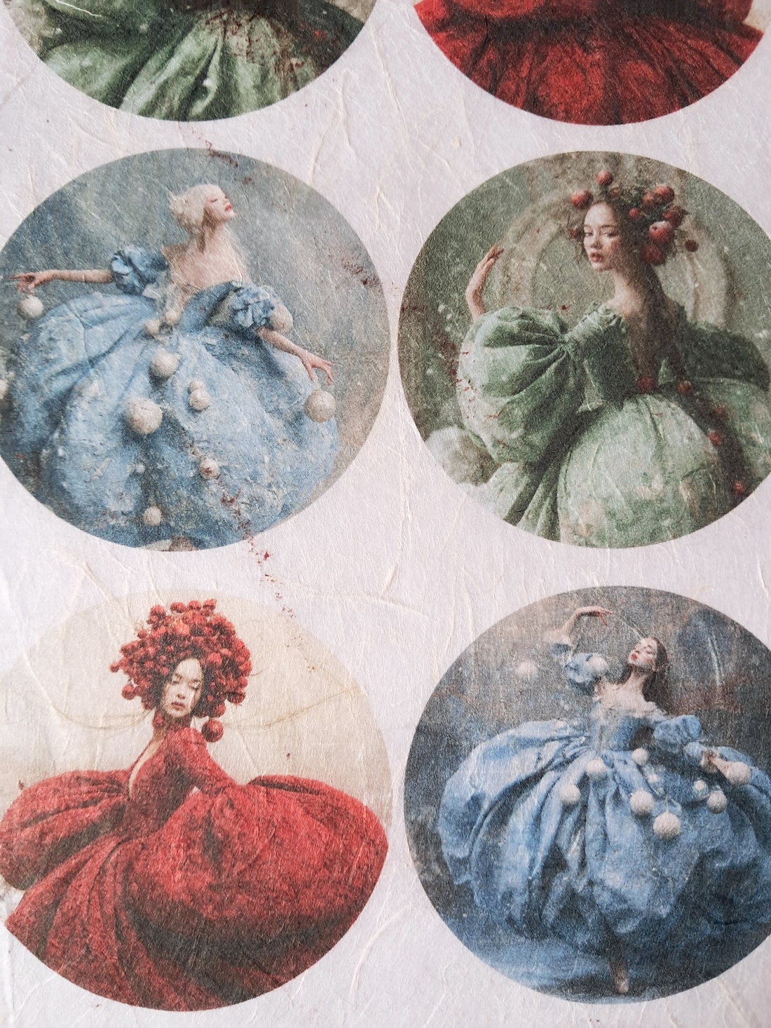 Hârtie de orez A4, Balerina (B) � Rice paper decoupage, Hârtie de orez A4 pentru decoupage - accessorii și unelte - hârtie - hârtie decoupage - Artynos.ro