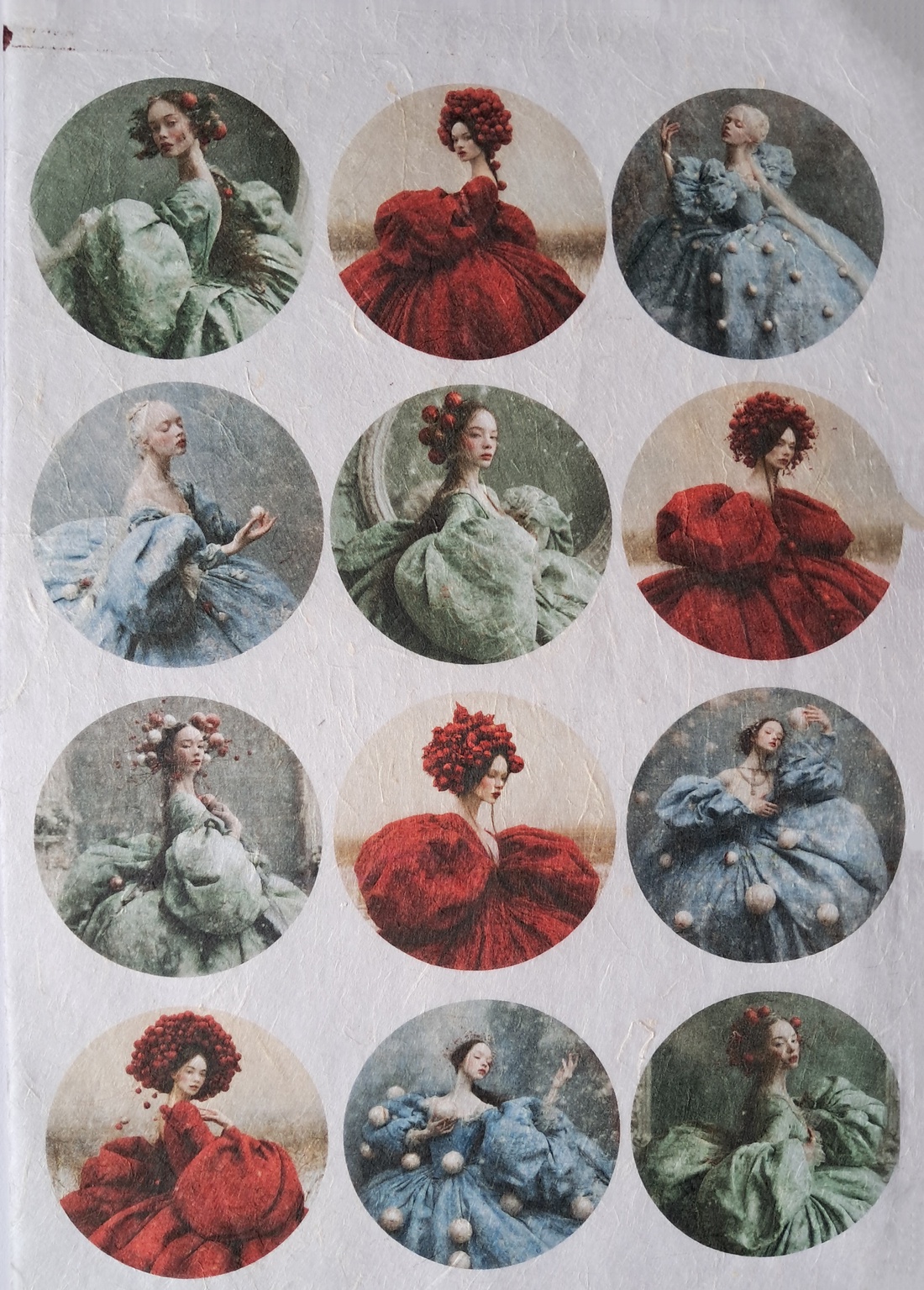 Hârtie de orez A4, Balerina (C) � Rice paper decoupage, Hârtie de orez A4 pentru decoupage - accessorii și unelte - hârtie - hârtie decoupage - Artynos.ro