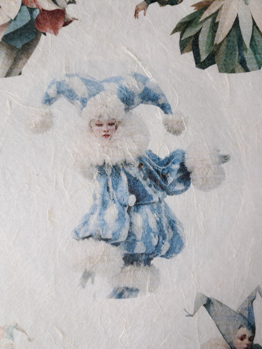 Hartie de orez A4  Cinci figuri  (E) -  hartie de orez, rice paper A4 - accesorii și unelte - hârtie - hârtie decoupage - Artynos.ro
