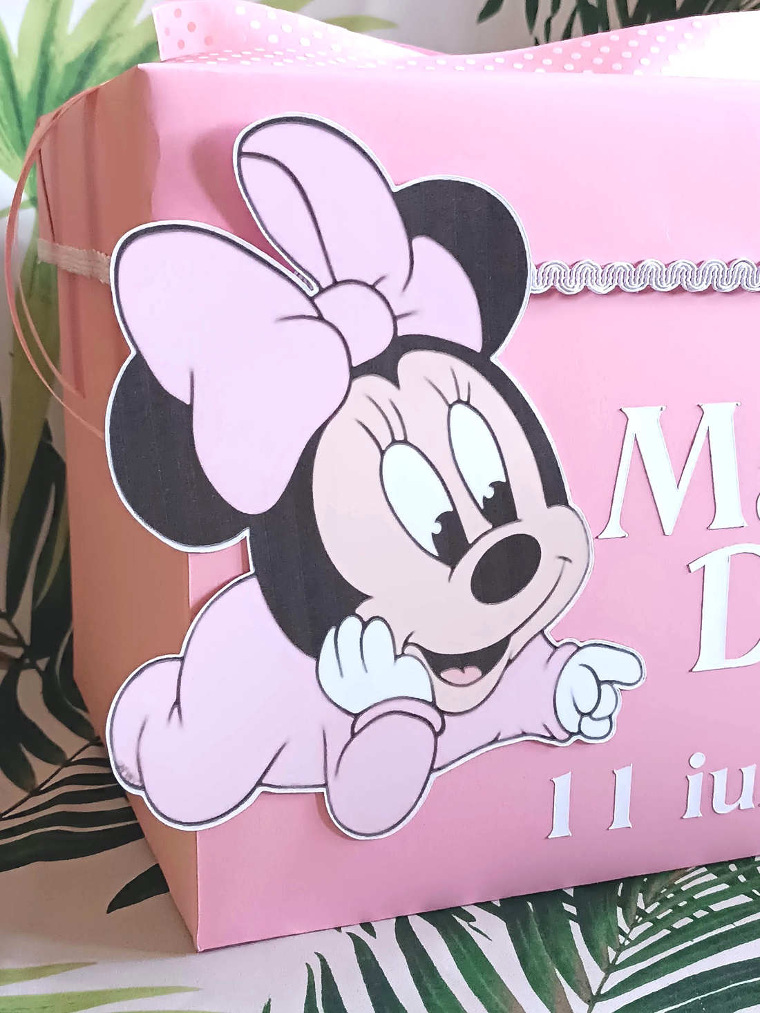 Cutie pentru dar botez fetițe Minnie roz - jucării și echipamente pentru copii - daruri de botez - Artynos.ro Cutie pentru dar botez fetițe Minnie roz - jucării și echipamente pentru copii - daruri de botez - Artynos.ro