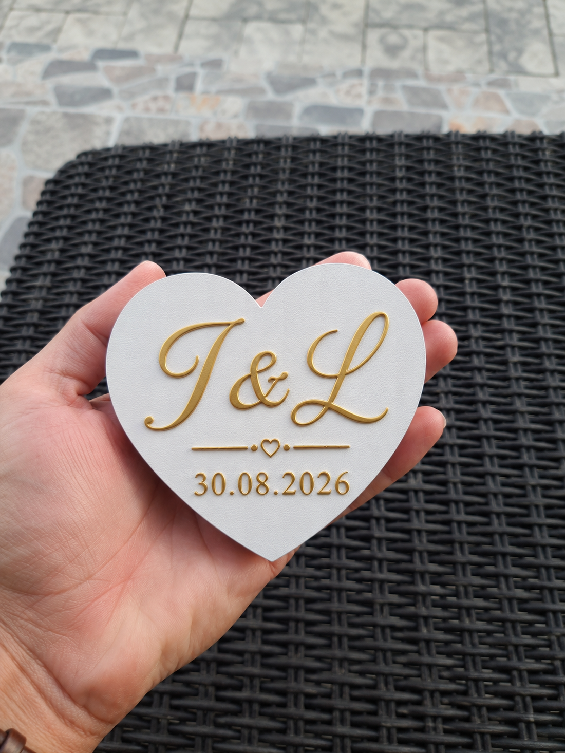 Cutie verighete simpla sau personalizata  - accesorii nuntă - amintiri și cadouri de nuntă - cadou nuntă - cutie de nuntă - Artynos.ro