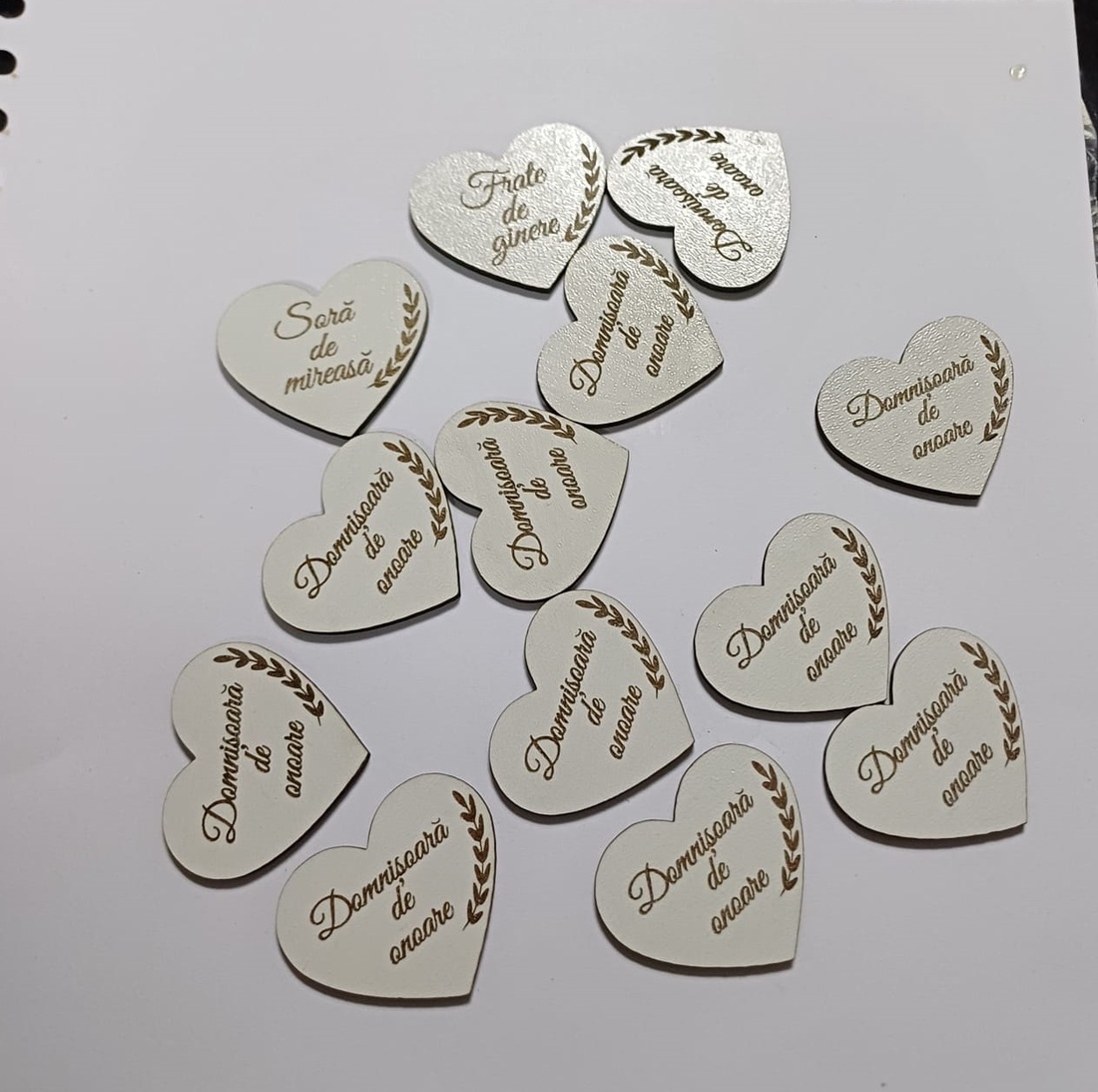 Set 10x Plăcuțe personalizate pentru handmade și evenimente  - accessorii și unelte - lemn - alte produse din lemn - Artynos.ro