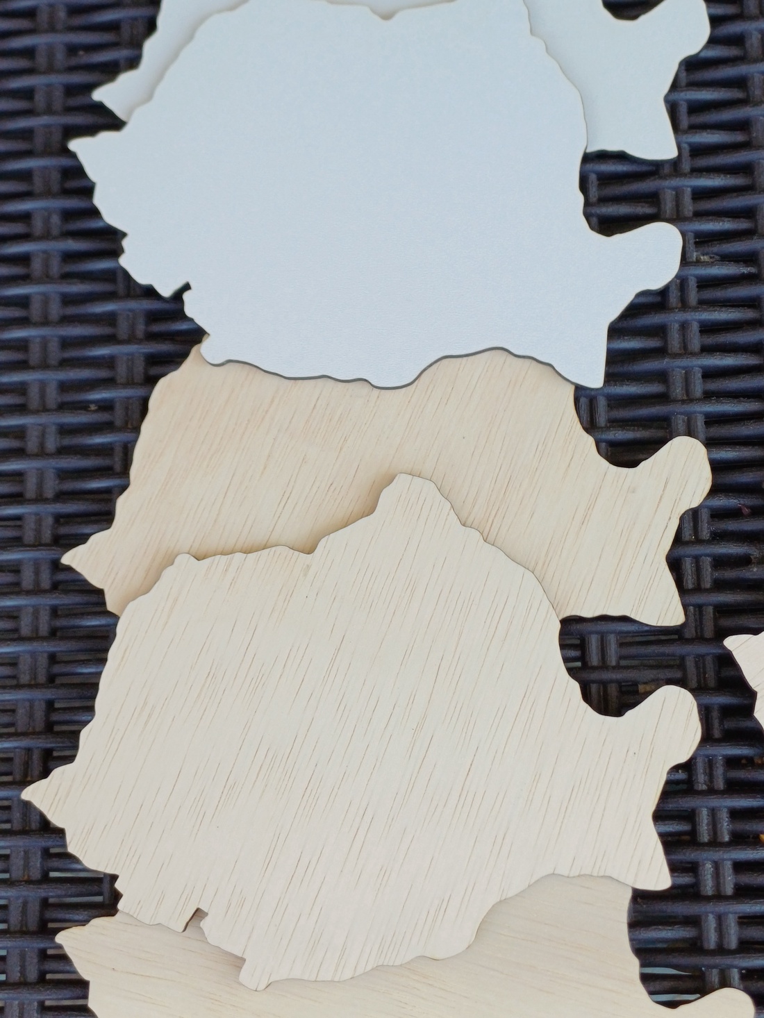 Harta Romaniei blank 10cm - accessorii și unelte - lemn - alte produse din lemn - Artynos.ro